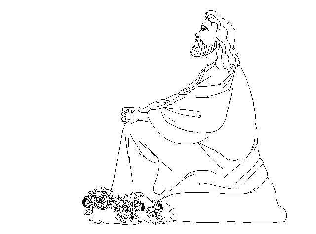Jezus Chrystus kolorowanki